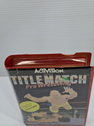 Title Match Pro Wrestling Atari 2600 *Complete* - Picture 4 of 4