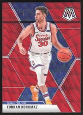 2019 Panini Mosaic #199 Furkan Korkmaz Red Wave