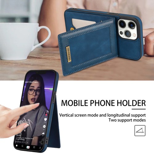 Slim Flip Case Card Slot Leather Cover for iPhone 13 12 11 Pro Max XR XS SE 7 8 - Picture 10 of 37
