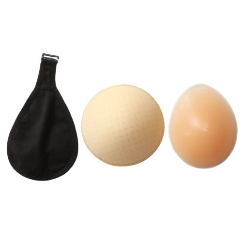 Womens Fake Boobs Sexy Breast Enhancer Adjustable Straps Artificial Boob Soft - Picture 51 of 59