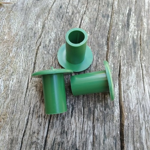 Cane Caps Bamboo Rubber Eye Skin Protection Garden Safety Toppers Med-Large | 50 - Picture 2 of 5