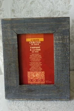 Beautiful Rustic Distressed Wood Picture 5 x 7 Photo Frame Hand Crafted in India