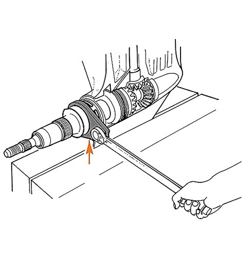 Marine Tech Lagerhalter Werkzeug, Bravo III Outdrives Einbau/Ausbau Mutter - Bild 8 von 8