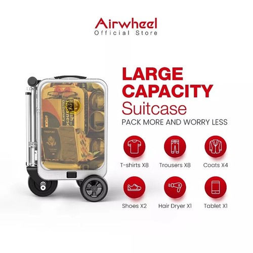Airwheel SE3S 20" Business Smart Equipaje de Mano 25 km con Control de Aplicación, Movimiento Automático y USB - Imagen 17 de 23