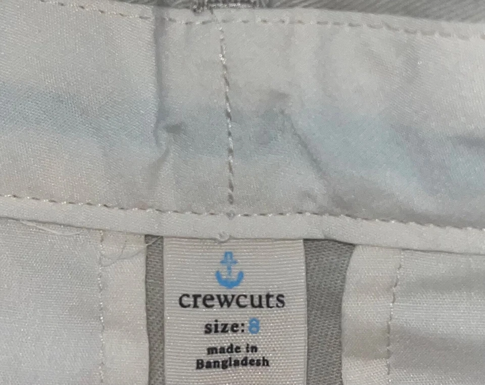 CREWCUTS BOYS BEIGE CHINO SHORTS SIZE 8 EXCELLENT COND LD3 - Image 2 of 3