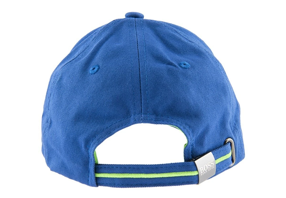 Boss Athleisure Mens Cobalt Blue Baseball Cap Adjustable Strap