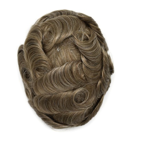 GM Ultra Thin Skin Mens Toupee Invisible PU Wigs 0.04mm Human Hairpiece for Men - Picture 75 of 87