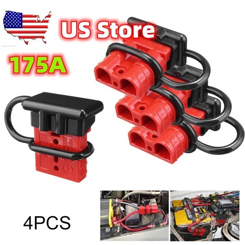 4X 50A/175A Autobatterie Schnellkupplung trennen Stromkabel Kabel Stecker - Bild 17 von 23