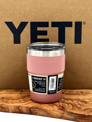 Yeti Rambler 16 oz Stackable Cup Sandstone Pink Limited Edition Set - Picture 4 of 8