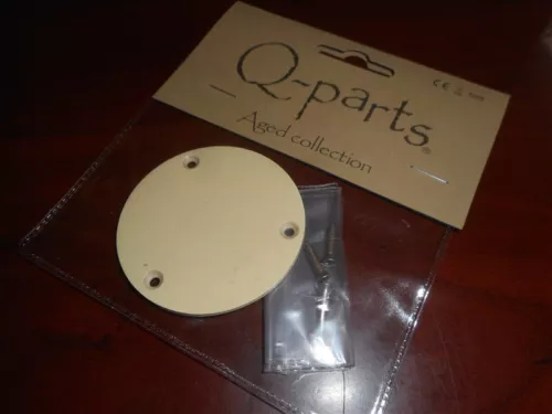 NEW Q-Parts Aged Collection Switch Cover For Gibson Les Paul - CREAM, #PLPC-S-IV