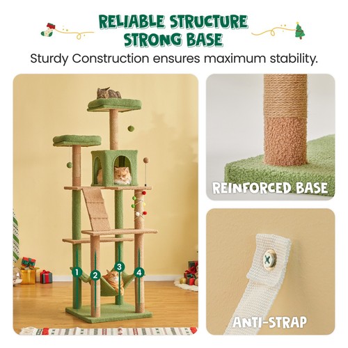 Multi-size Large Cat Tree Cat Tower Condo Activity Center Pet Kitty Supplies. - Picture 53 of 232