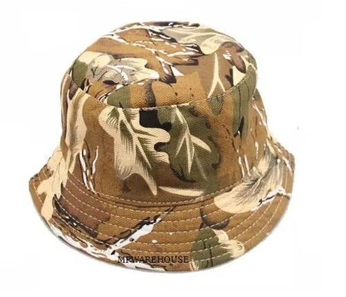Unisex Kids Childrens 100% Cotton Summer Beach Bucket Hats Reversible free size - Picture 7 of 14