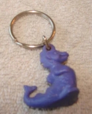 Tupperware Blue Fun Fern Flyer Keychain Sammy Sea Swimmer Dinosaur Dragon New