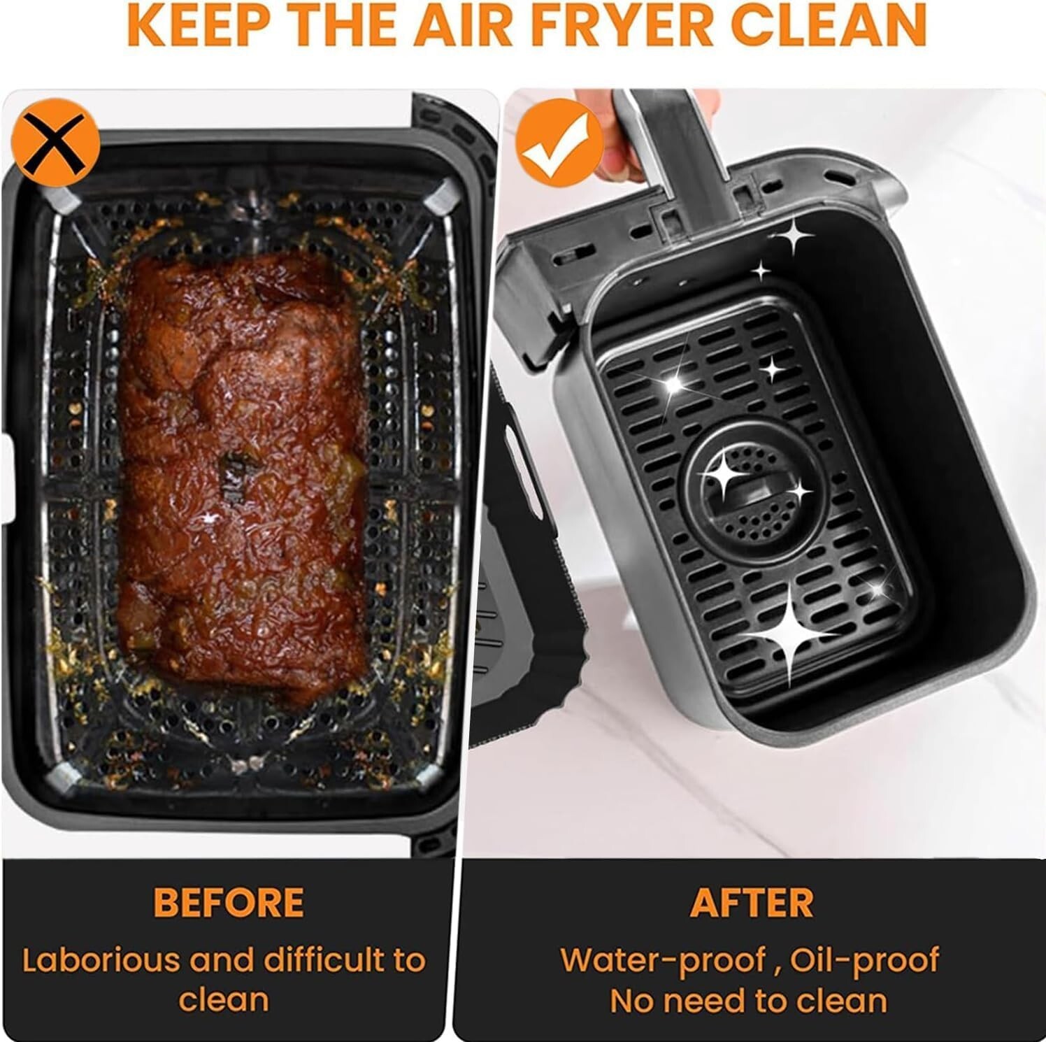 Backpapier Für Philips Dual Basket Airfryer 3000-Serie 6L3L Tefal EY9018 Dual 