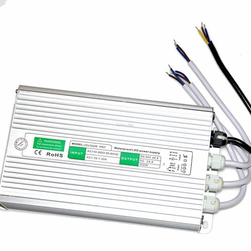 DC 12V 24V Netzteil LED Trafo wasserdicht LED-Treiber IP67 15W-300W Netzteil - Bild 47 von 149