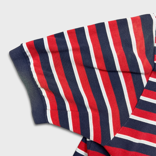 Polo Ralph Lauren vintage anni 90 camicia uomo adulto XL rosso pony preppy righe sbiadite - Foto 4 di 8