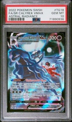 PSA 10 Shadow Rider Calyrex VMax Pokemon Card Astral