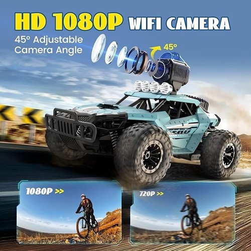 DEERC RC Cars DE36W Remote Control Car with 1080P HD FPV Camera, 1/16 Off-Roa... - Picture 2 of 7