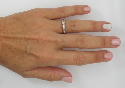 1/5CT Natural Diamond Solitaire Engagement Wedding Bridal Ring 10K White Gold - Picture 12 of 14