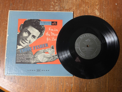 When I’m Feeling &TheThings I Love About Eddie Fisher I'm in the Mood for Love RCA Victor LP vinyl