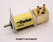 Parker Hannifin 991-000013-002 3-Way Solenoid Valve 24VDC 5/64" Barbs