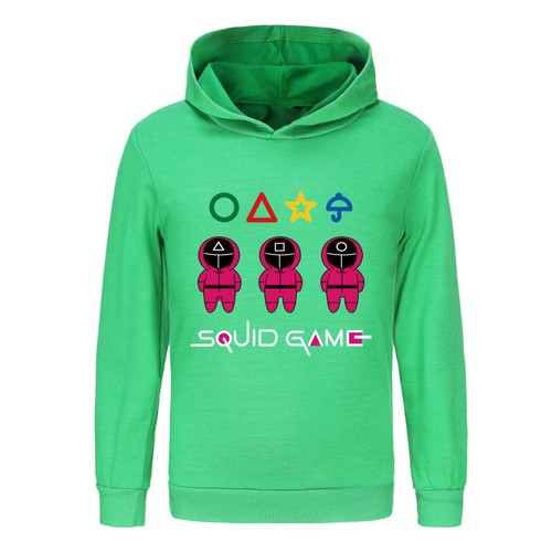 Kids Girls Boys Squad Game Hoodie Casual Long T-shirt Jumper Tops Pullover Gift - Picture 21 of 50