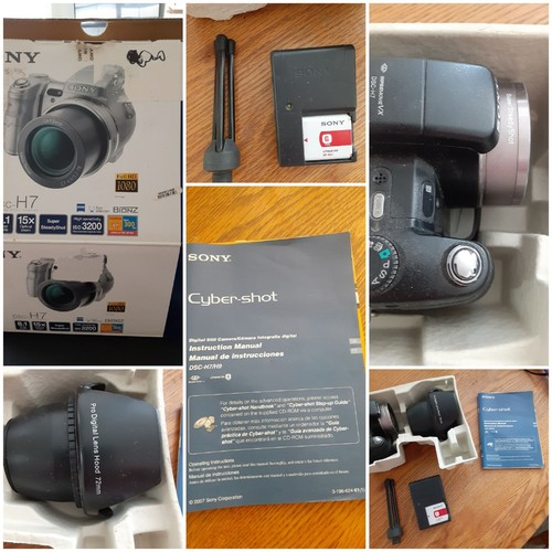 Neue Sony Cybershot DSC-H7 8.1 MP tragbare Digitalkamera NEUWERTIG!