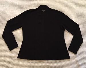 de Cardigan en Eileen ouvert crêpe laine Fisher vq5Xf
