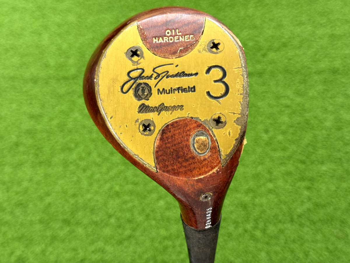 Vintage MacGregor Jack Nicklaus Muirfield 3 Wood Regular Steel Shaft Vintage MacGregor Jack Nicklaus Muirfield 3 Wood Regular Steel Shaft