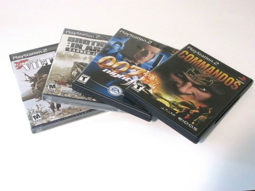 Lot Of 4 Playstation 2: Fighting War Games and 007 Nightfire - Picture 2 of 3