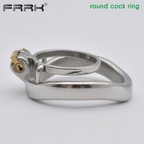 Stainless Steel Chastity Cage Anti Pullout Breathable Lock Male Chastity Device - Bild 26 von 28