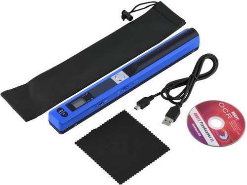 Portable Mini A4 Document Pen Scanner USB 2.0 900x900 DPI PC/Mac JPG/PDF (Blue) - Picture 6 of 7