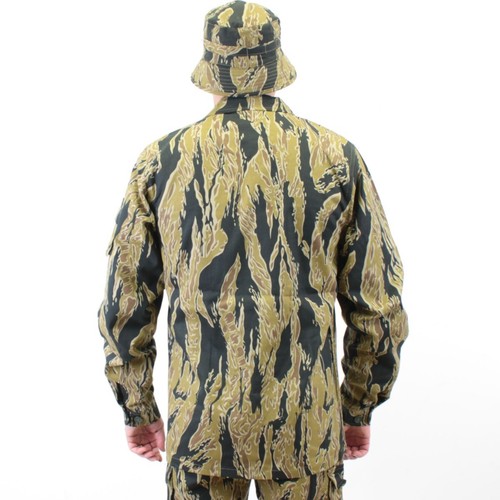 Vietnam Golden Tiger Stripe Jacket VERTICAL Stripes AX065 - Picture 4 of 5