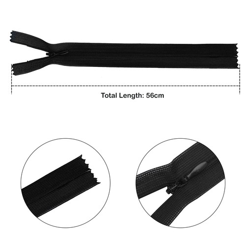 YKK Nylon Invisible Zipper Closed End for Coats Handbags Sewing Bridal Dresses - Picture 24 of 32