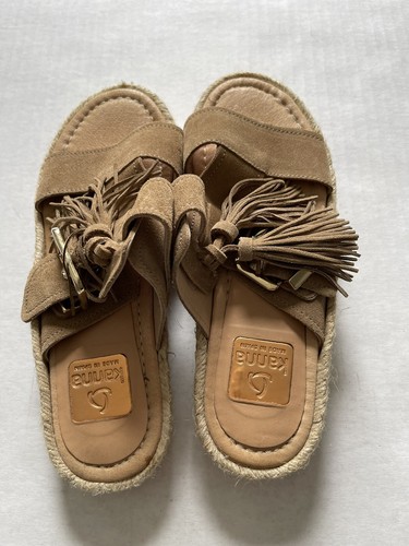KANNA MADE IN SPAIN SUEDE SANDALS SZ 36 - Picture 4 of 4