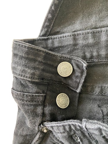 Vigoss Denim Over Alls Denim Pants Black Girls Size XL 11-12 Good Condition - Picture 6 of 10