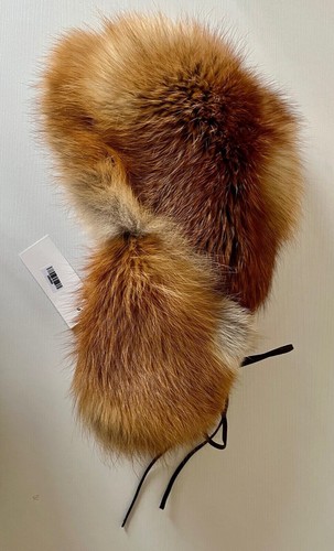 FRAUENSCHUH RED FOX FUR SKI HAT HOOD LIMITED ADITION HANDCRAFTED. - Picture 2 of 9