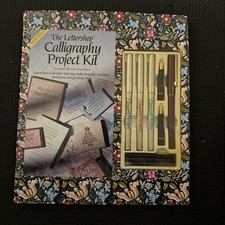 Vintage THE LETTERSHOP CALLIGRAPHY PROJECT KIT DELUXE EDITION