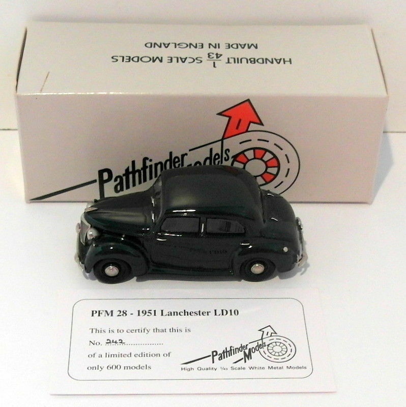 Pathfinder Models 1 43 Scale PFM28 - 1951 Lanchester LD 10 1 Of 600 Green Pathfinder Models 1 43 Scale PFM28 - 1951 Lanchester LD 10 1 Of 600 Green