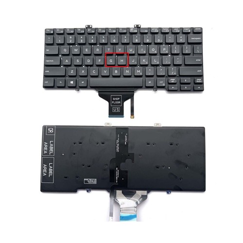 New NO Pointer Keyboard Backlit For Dell Latitude 5400 5401 5410 5411 - Picture 5 of 9