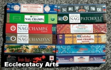 SATYA Sai Baba-HEM-Wellness-Incense sticks-U-Pick-15gm-Nag Champa & More