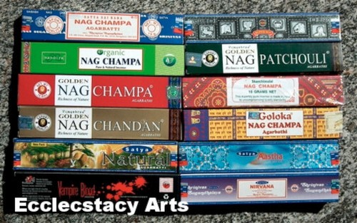 SATYA Sai Baba-HEM-Wellness-Incense sticks-U-Pick-15gm-Nag Champa & More - Picture 1 of 9
