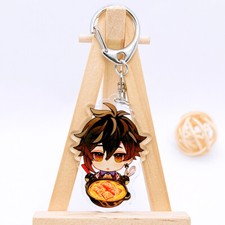 Fashion Keyring Anime Keychain Genshin Impact Bag Pendant Key Goods Cosplay Gift