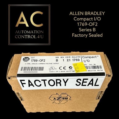 ALLEN BRADLEY CompactLogix 1769-OF2 Ser B Analog Output Module- FACTORY SEALED - 第 1/1 張圖片