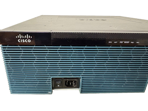CISCO 3945 - CHASSIS V02 INTEGRATED SERVICE ROUTER W/RACK EARS CISCO 3900 SERIES - Picture 4 of 9