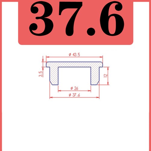 Hole Plug Silicone Rubber T-Insert Bung Blanking Seal Cap Pipe Tube (15-201.5mm) - Picture 30 of 67