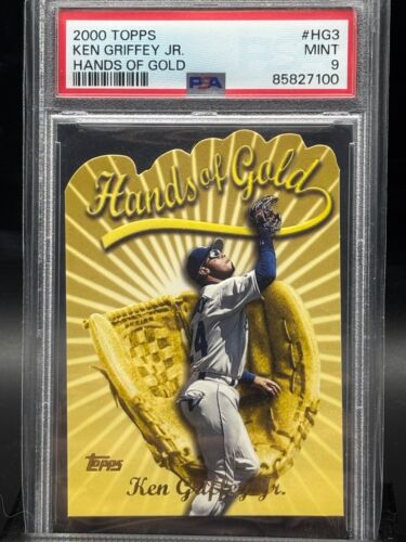 2000 TOPPS #HG3 KEN GRIFFEY JR. "HANDS OF GOLD", MARINERS, HOF - PSA - Picture 3 of 3