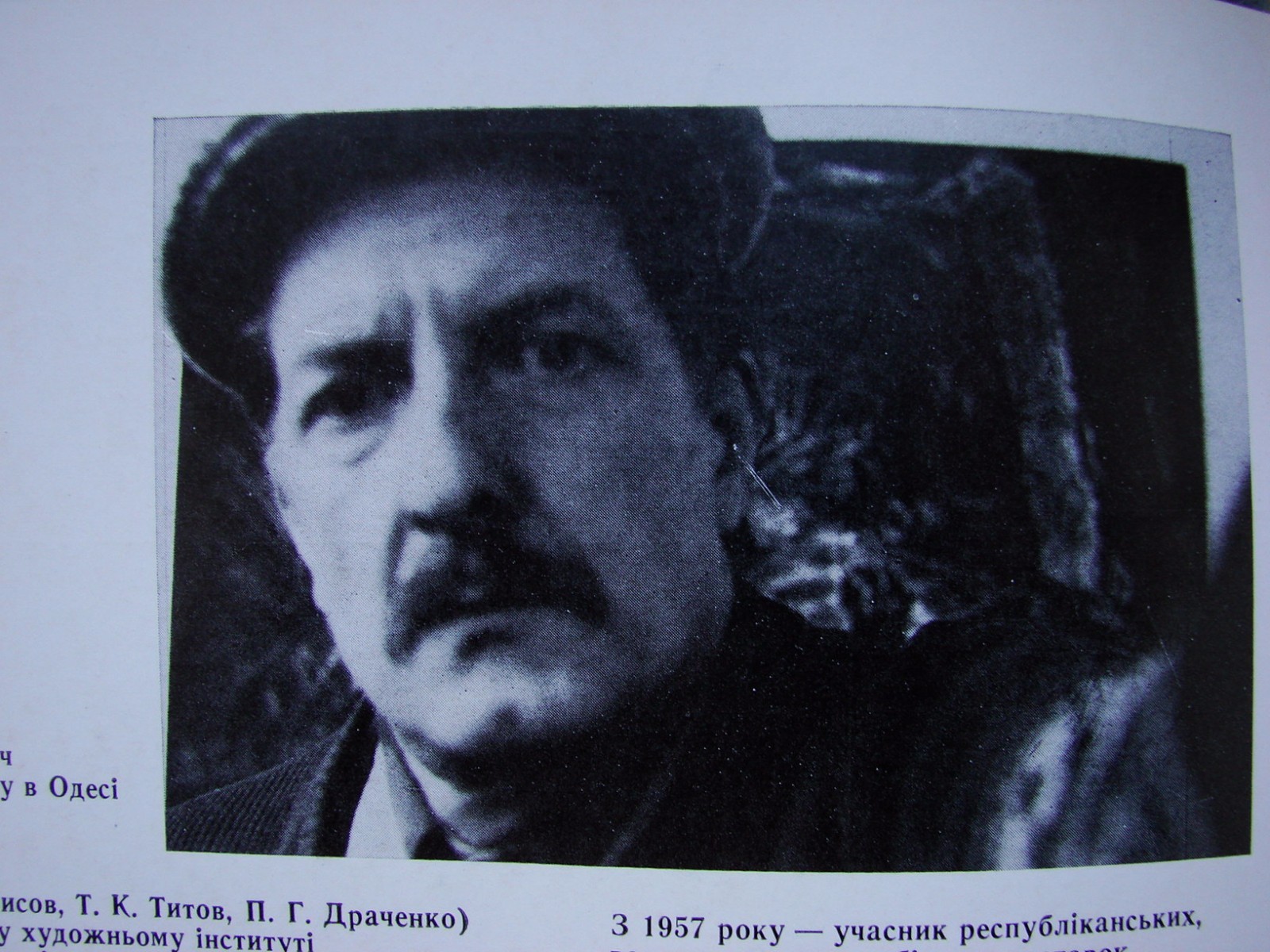 Gravine linocut soviétique ukrainienne symbolisme paysage montagnes vaches Carpates - Photo 5 sur 6