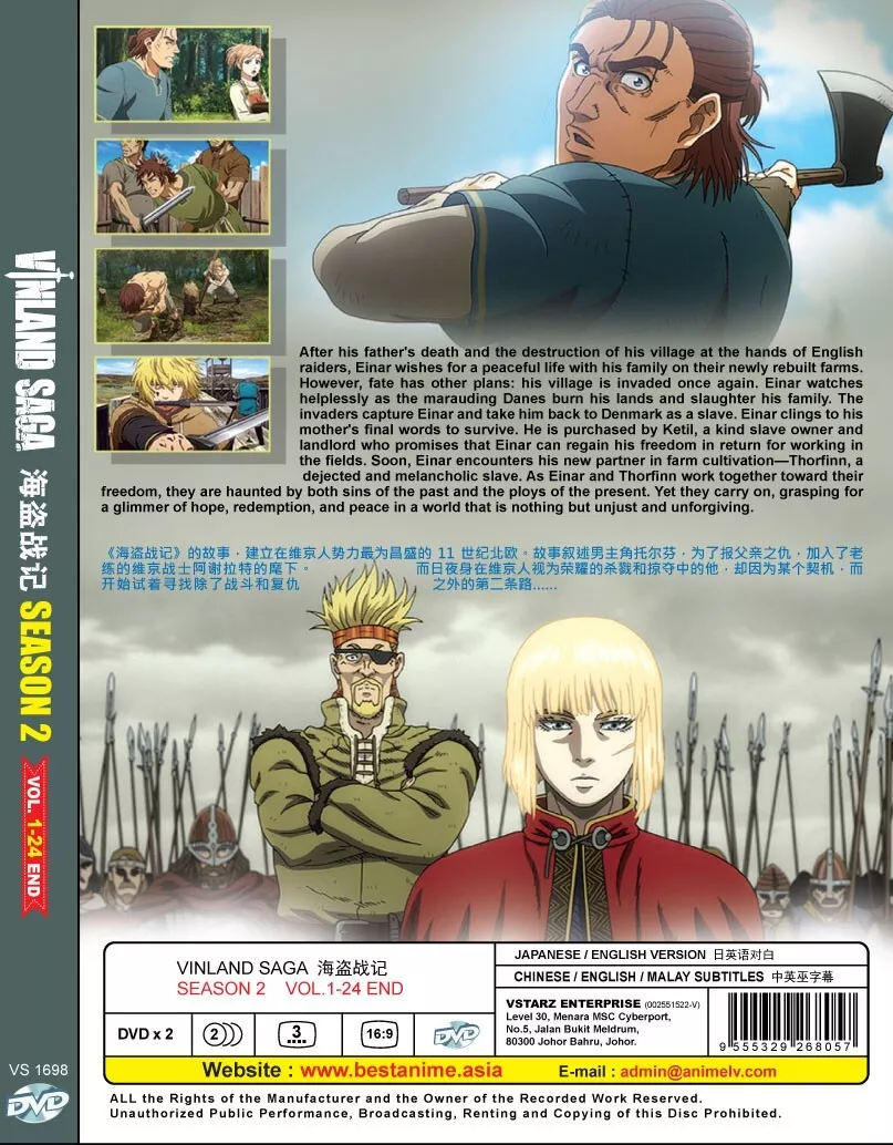 Vinland Saga Season 2 - watch full episodes streaming online