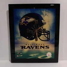BALTIMORE RAVENS NFL Football Wall Clock 10x12 2004 PHOTO FILE